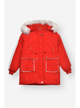 Куртка детская зимняя красного цвета 2022-27 209539C