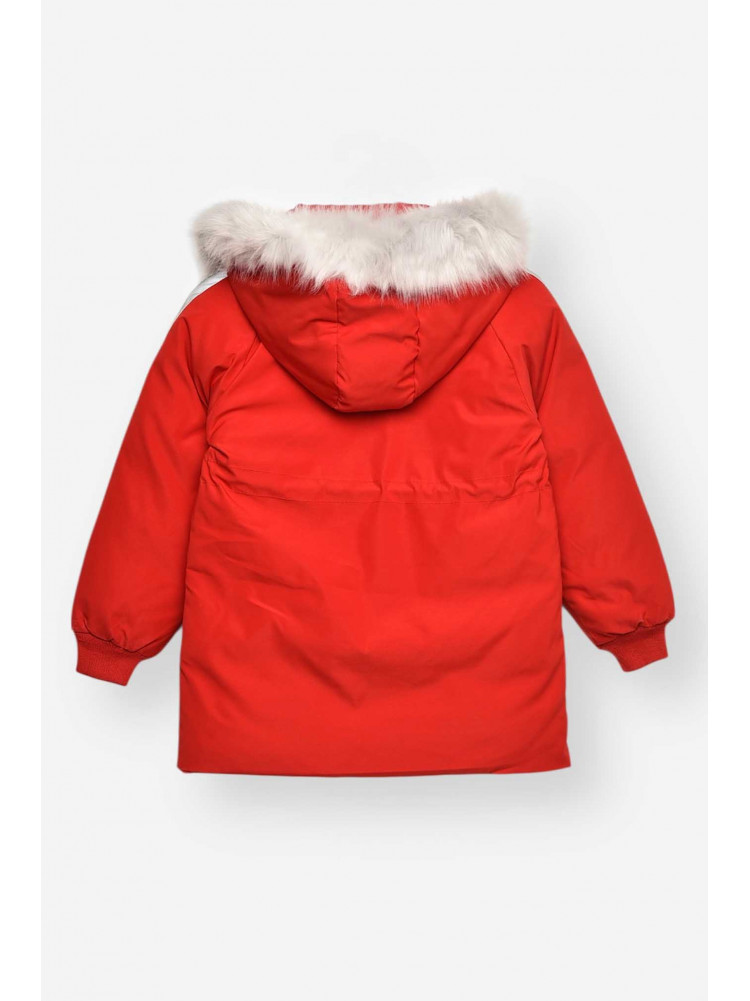 Куртка детская зимняя красного цвета 2022-27 209539C