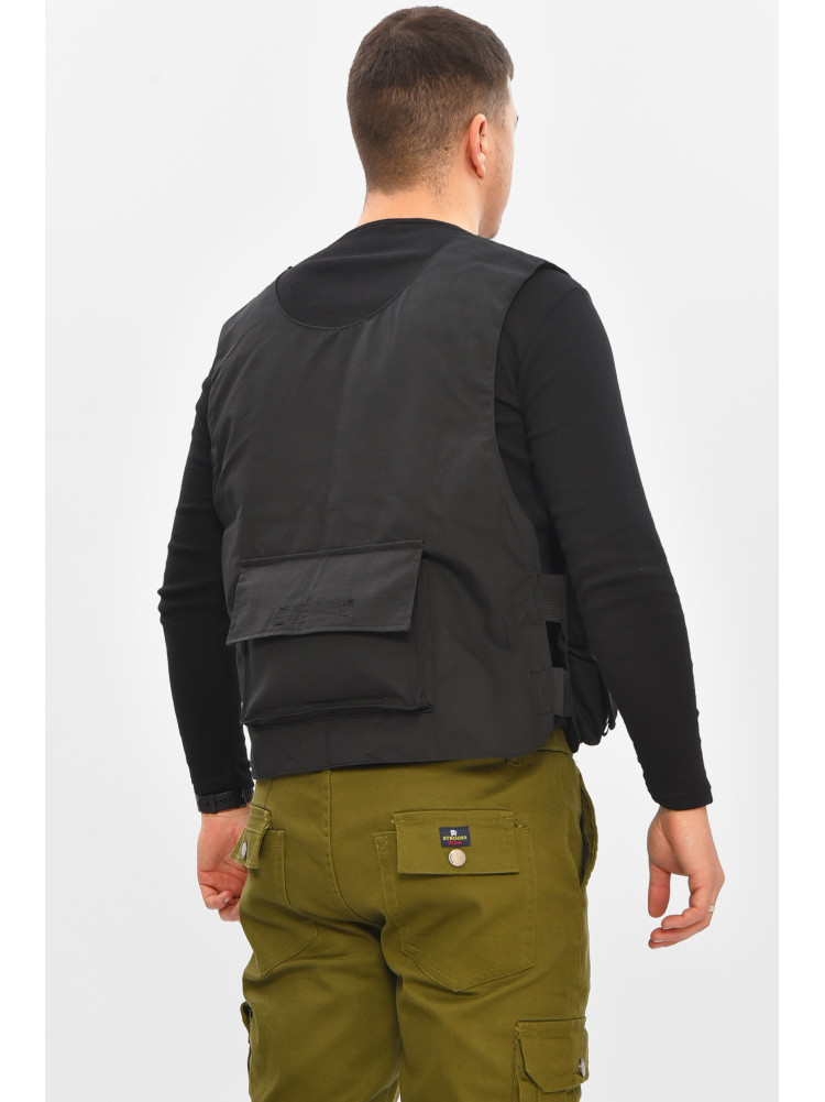 Разгрузочный жилет однотонный черного цвета 209543C