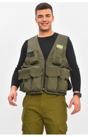 Разгрузочный жилет однотонный цвета хаки 209546C