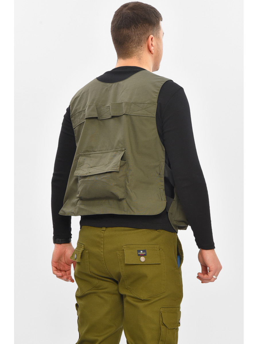 Разгрузочный жилет однотонный цвета хаки 209546C