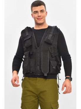 Розвантажувальний жилет однотонний чорного кольору 209548C