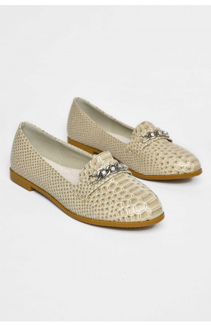 Балетки для дівчинки сірого кольору 207-11 209549C