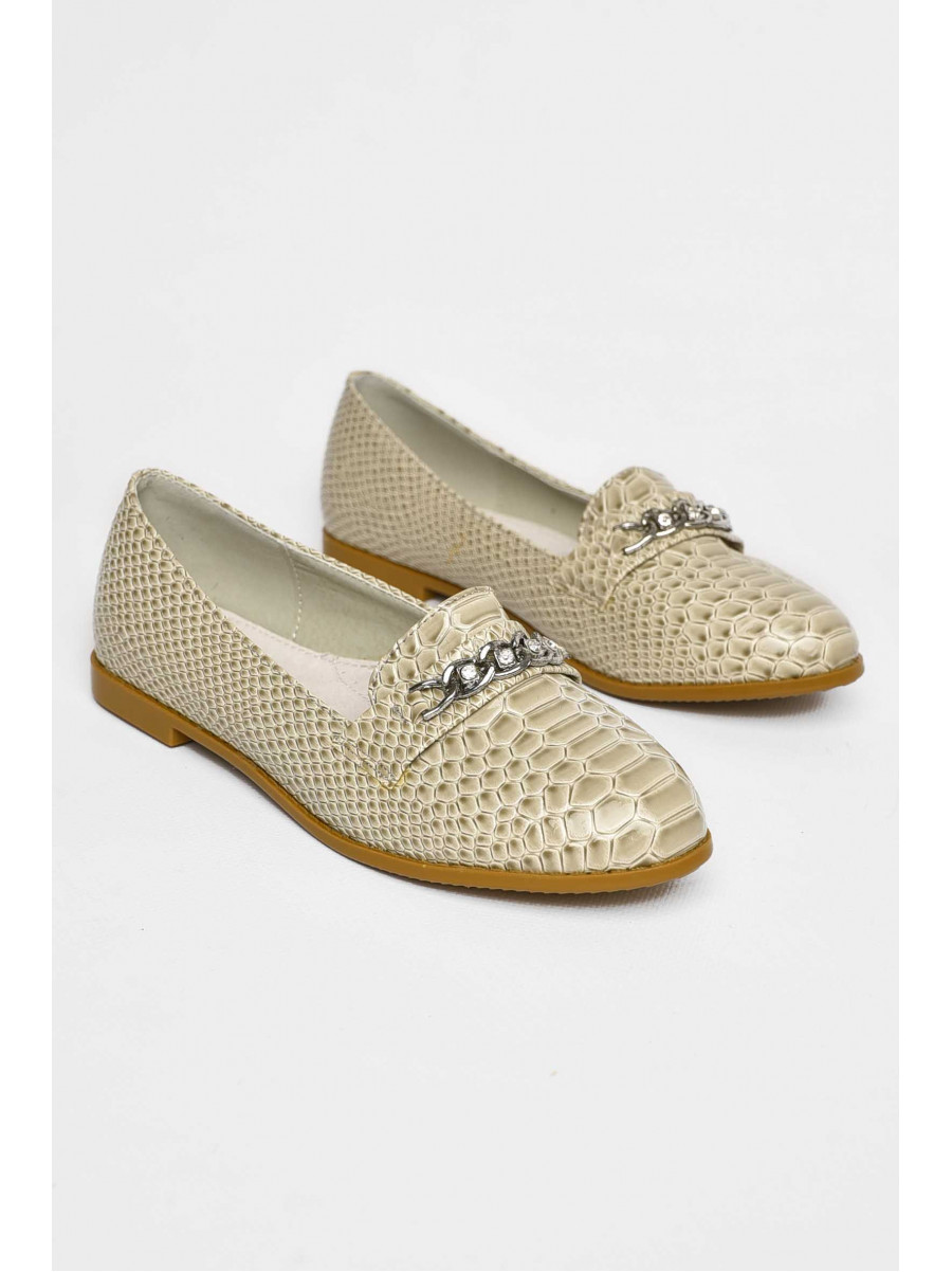 Балетки для дівчинки сірого кольору 207-11 209549C