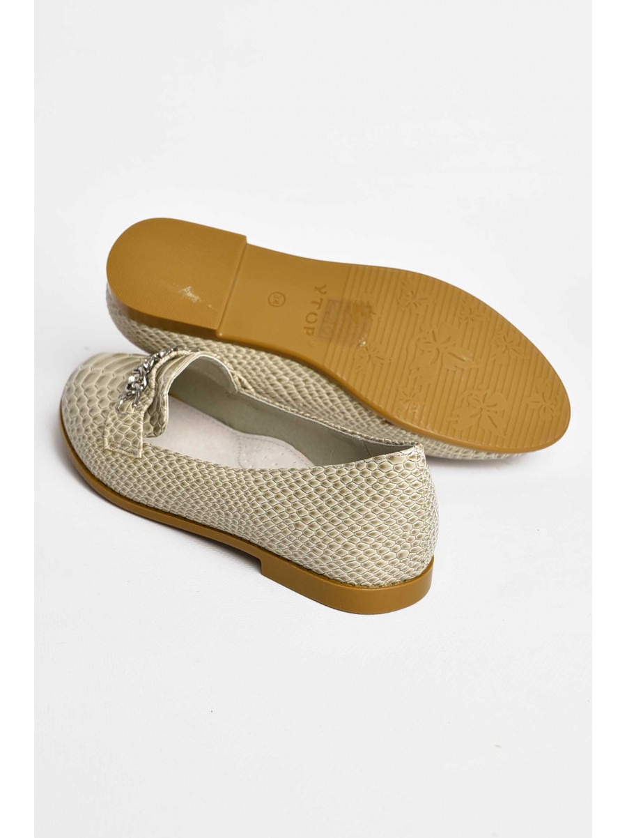 Балетки для дівчинки сірого кольору 207-11 209549C