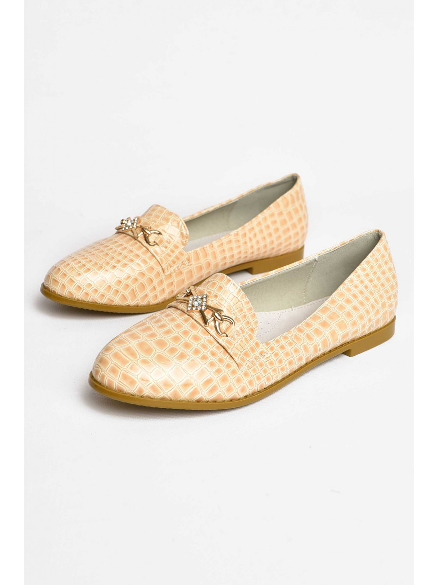 Балетки для дівчинки бежевого кольору 205-8 209550C