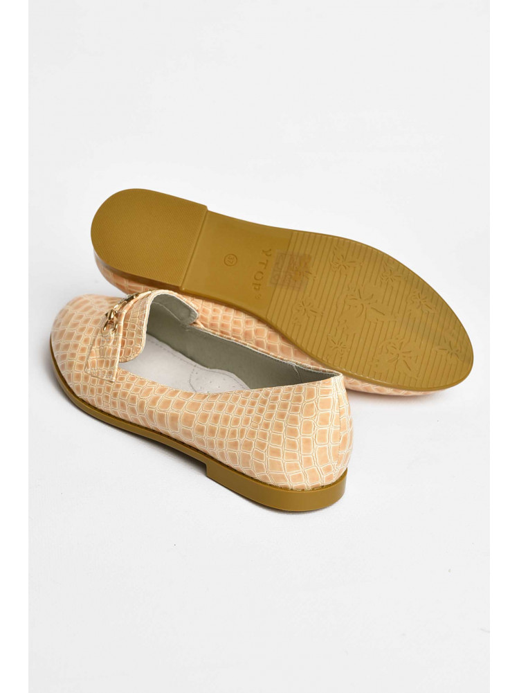 Балетки для дівчинки бежевого кольору 205-8 209550C