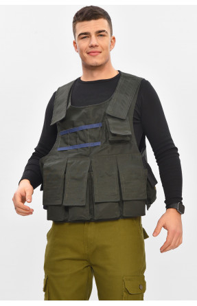 Разгрузочный жилет однотонный цвета хаки 209556C