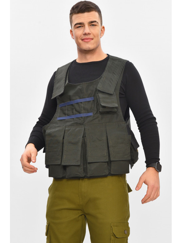 Разгрузочный жилет однотонный цвета хаки 209556C