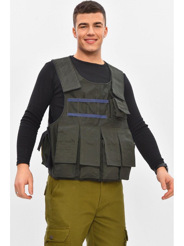 Разгрузочный жилет однотонный цвета хаки 209556C