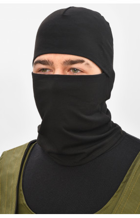 Балаклава чоловіча однотонна чорного кольору 209557C