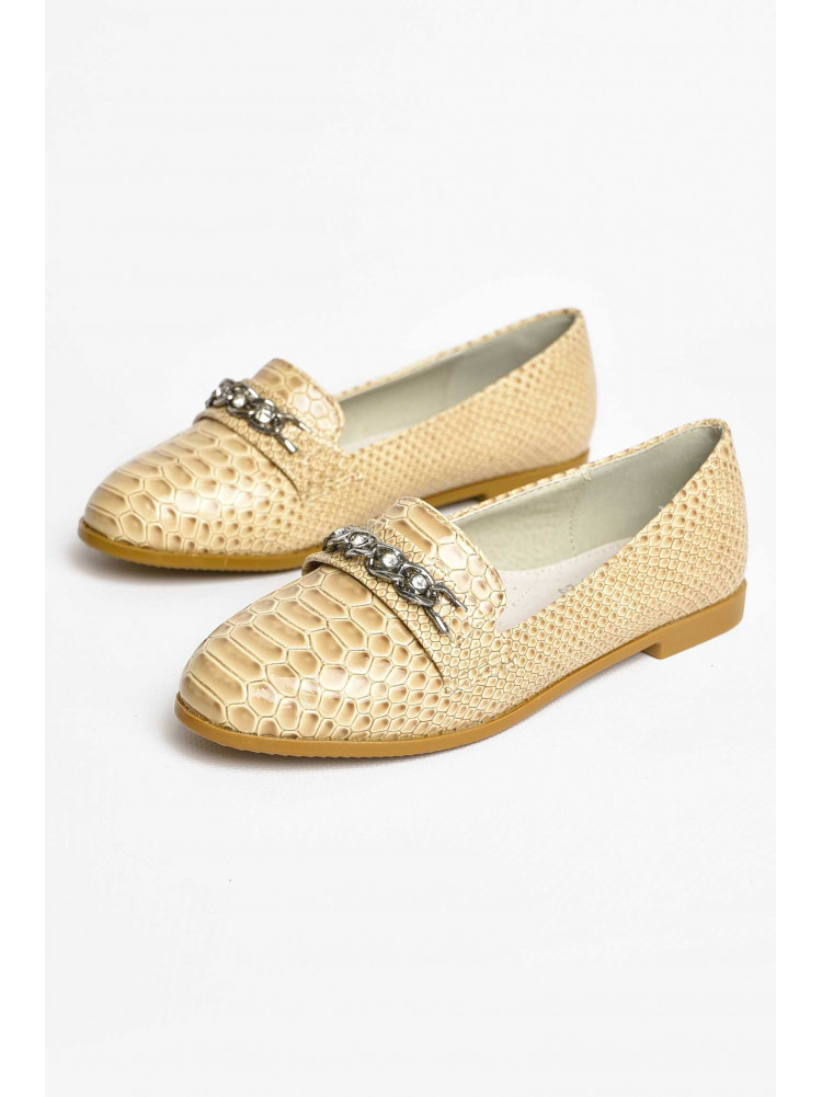 Балетки для дівчинки бежевого кольору 207-26 209558C