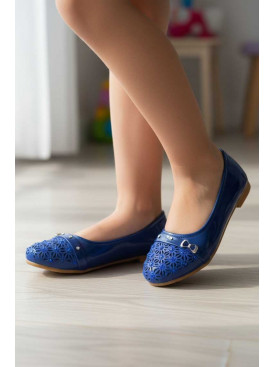 Балетки для дівчинки синього кольору 201-7 209562C