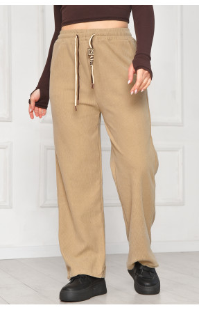 Штани жіночі напівбатальні бежевого кольору 9662-1 209564C