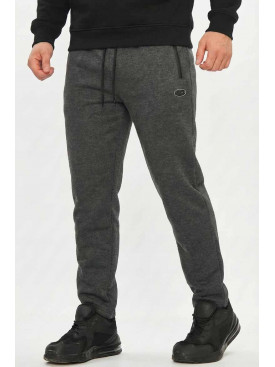 Спортивні штани чоловічі на флісі темно-сірого кольору А924-13 209575C Спортивні штани чоловічі на флісі темно-сірого кольору А924-13 209575C