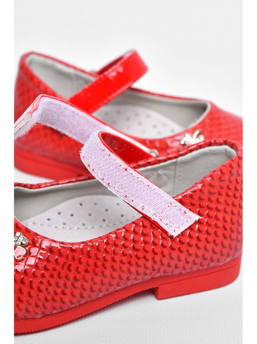 Туфлі для дівчинки коралового кольору 789-16 209588C