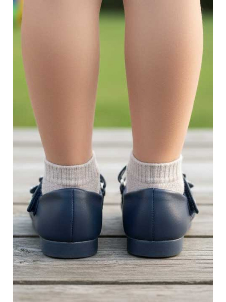 Туфлі для дівчинки темно-синього кольору 703-7 209589C