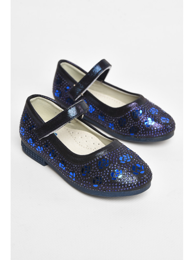 Туфли для девочки темно-синего цвета 717-7 209595C
