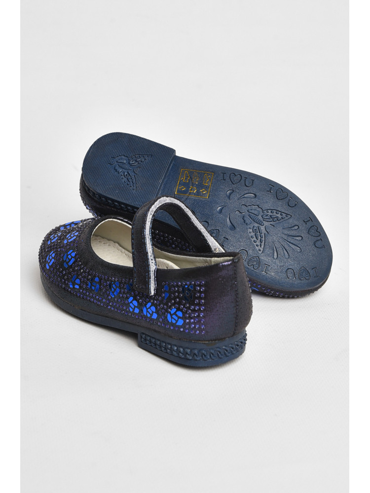 Туфли для девочки темно-синего цвета 717-7 209595C