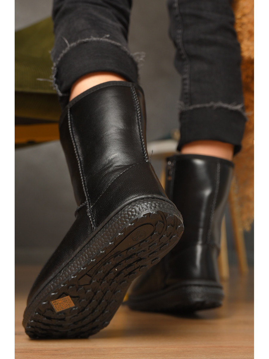 Угги женские на меху черного цвета 5815-5 209610C