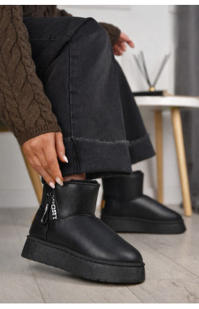 Угги женские на меху черного цвета G18B 209619C Угги женские на меху черного цвета G18B 209619C