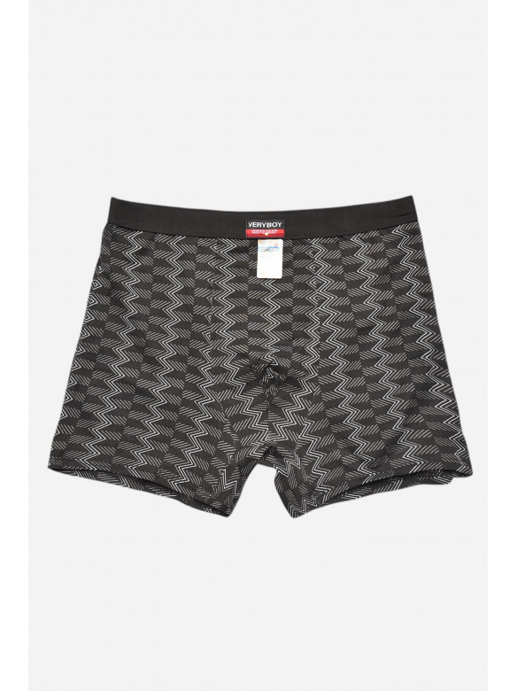 Боксеры мужские черного цвета с принтом 7220 209678C