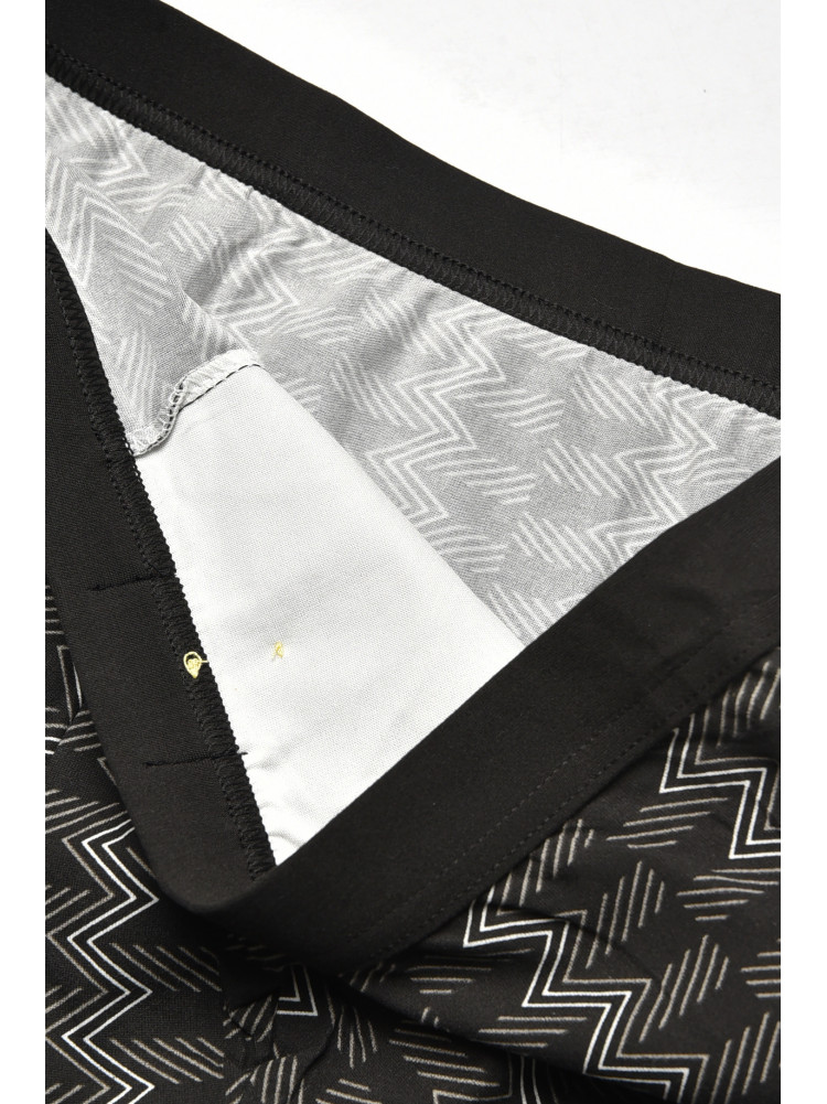 Боксеры мужские черного цвета с принтом 7220 209678C