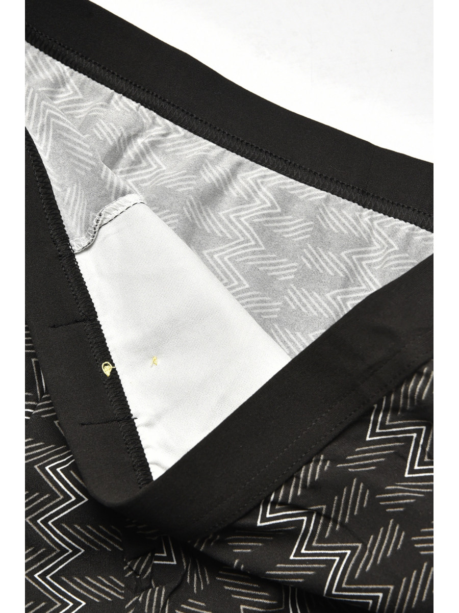 Боксеры мужские черного цвета с принтом 7220 209678C