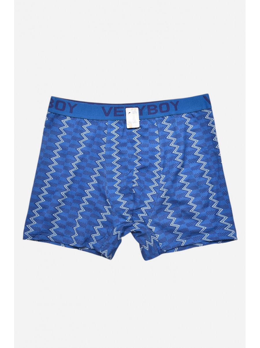 Боксеры мужские синего цвета с принтом 6220 209680C