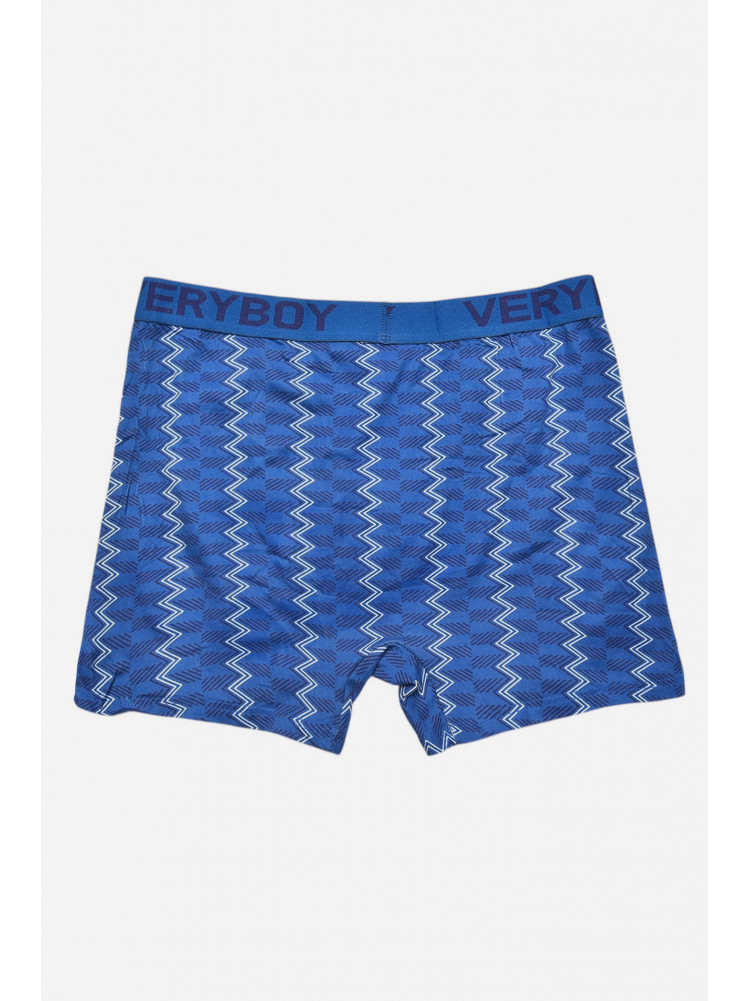 Боксеры мужские синего цвета с принтом 6220 209680C