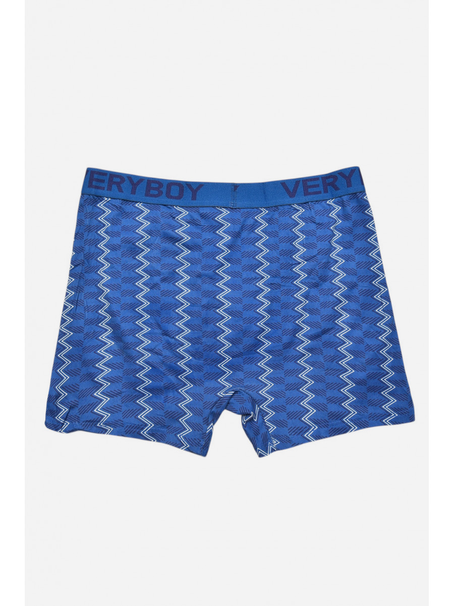 Боксеры мужские синего цвета с принтом 6220 209680C