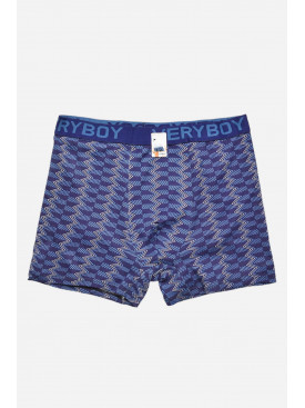 Боксеры мужские тёмно-синего цвета с принтом 6220 209681C
