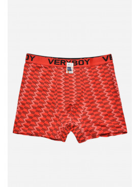Боксери чоловічі червоного кольору з принтом 6220 209682C