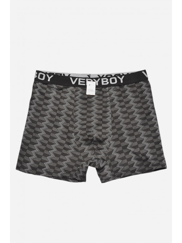 Боксери чоловічі чорного кольору з принтом 6220 209683C