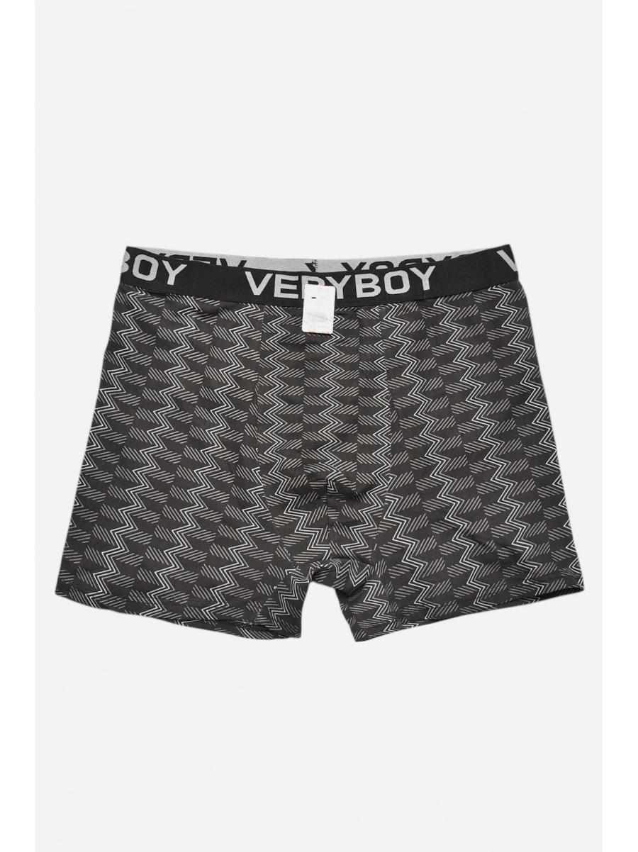 Боксери чоловічі чорного кольору з принтом 6220 209683C