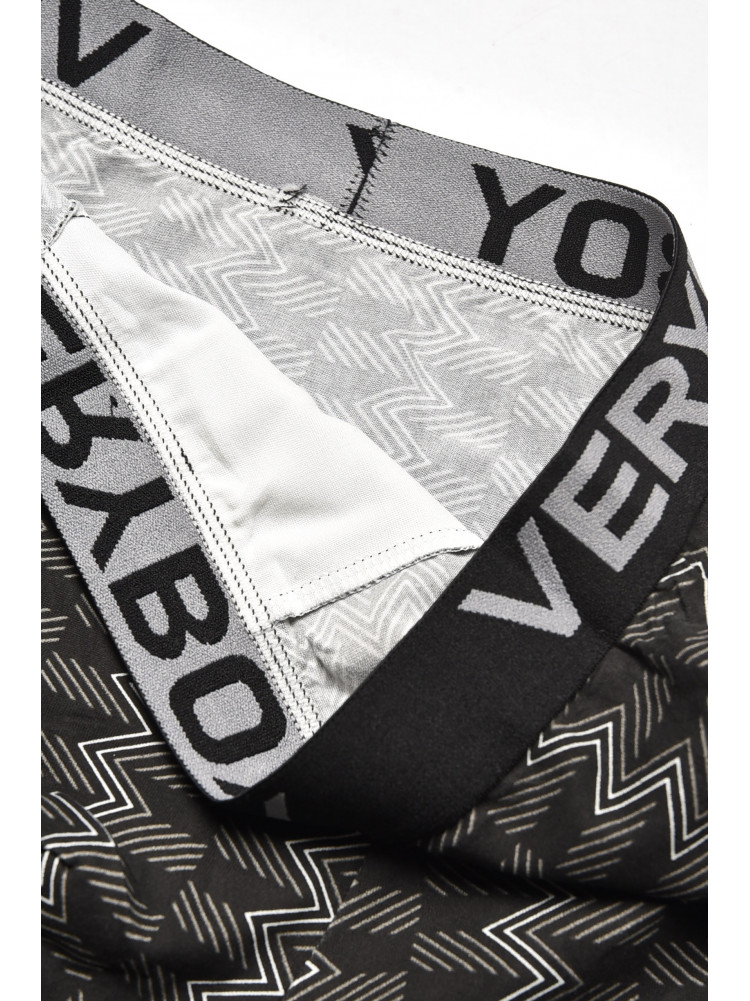 Боксери чоловічі чорного кольору з принтом 6220 209683C