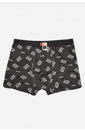 Боксеры мужские черного цвета с принтом 6816 209686C