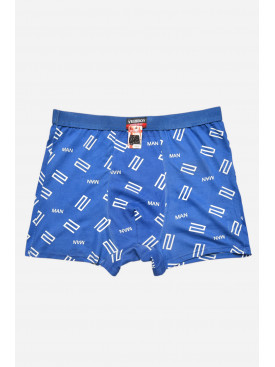 Боксеры мужские синего цвета с принтом 6816 209688C