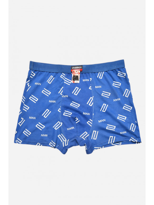 Боксеры мужские синего цвета с принтом 6816 209688C