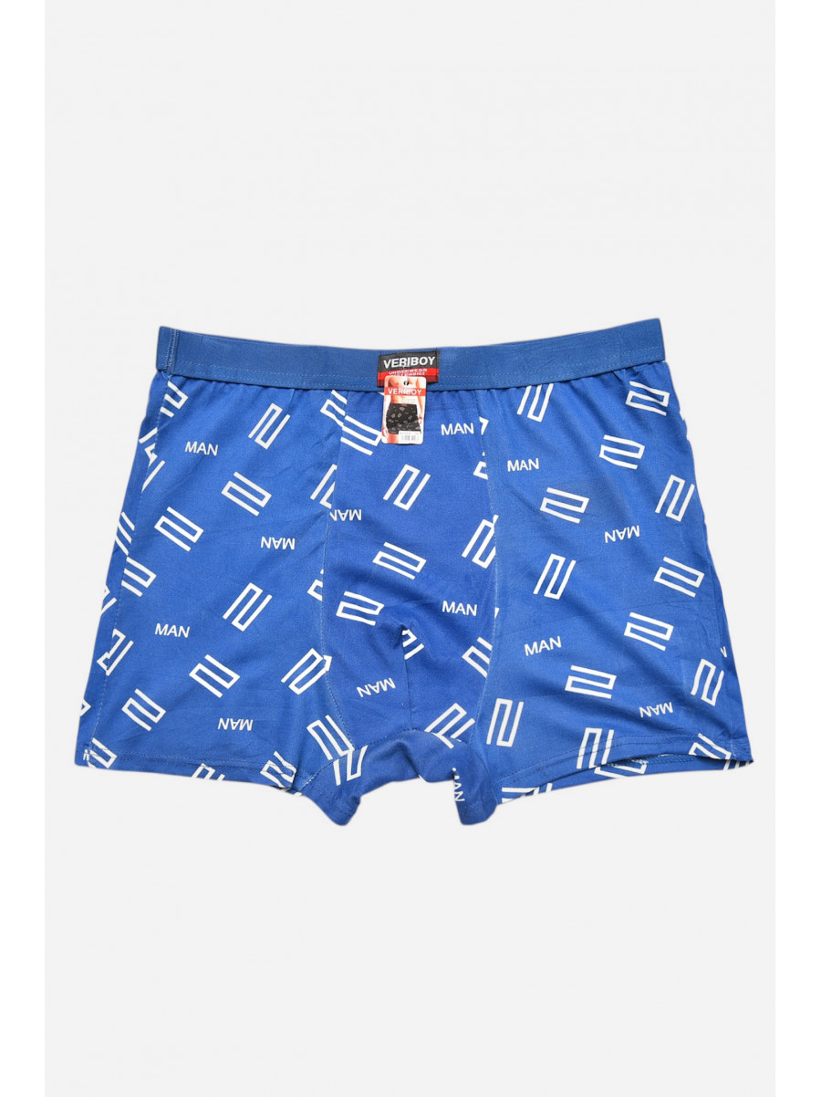 Боксеры мужские синего цвета с принтом 6816 209688C