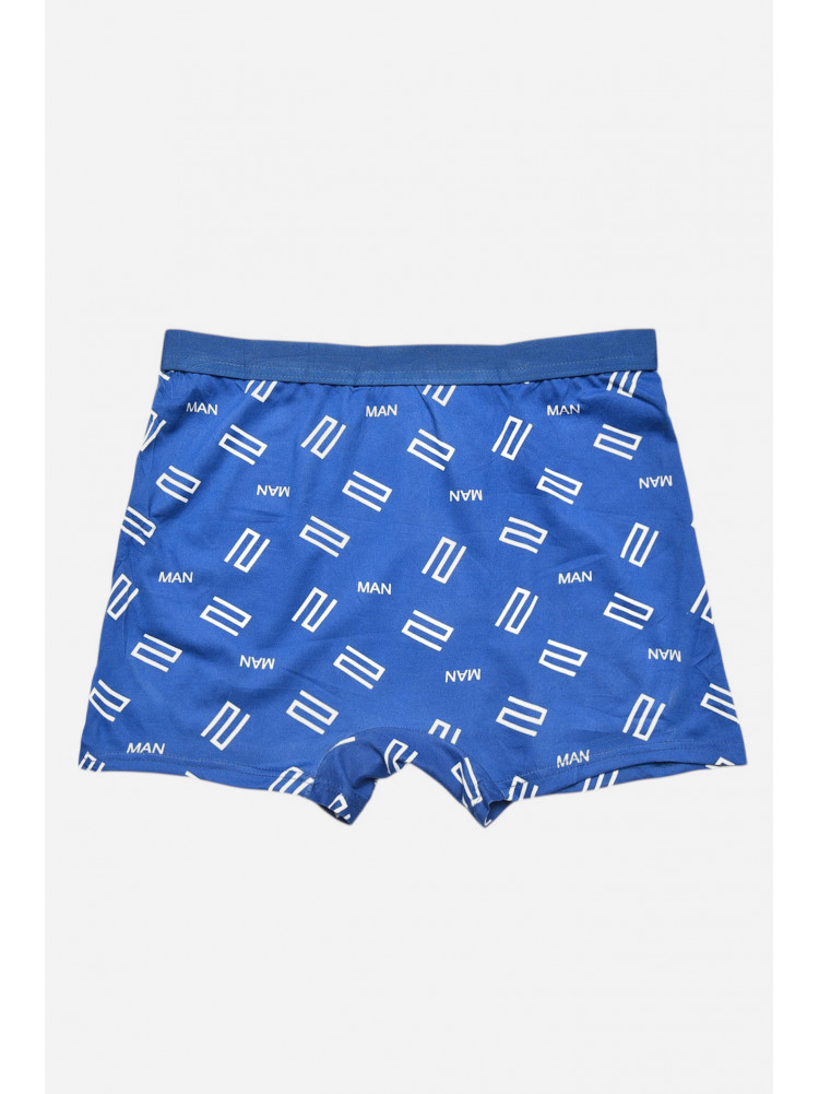Боксеры мужские синего цвета с принтом 6816 209688C