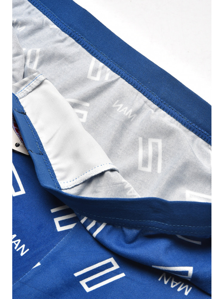 Боксеры мужские синего цвета с принтом 6816 209688C