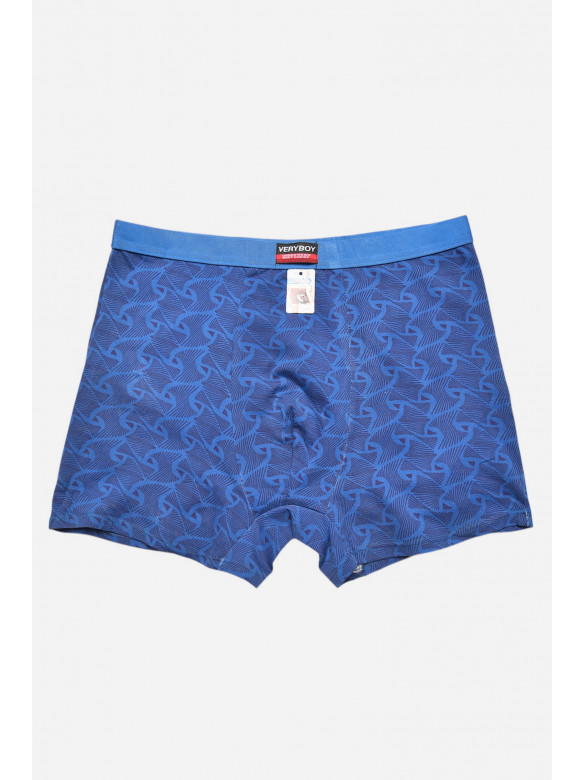 Боксеры мужские синего цвета с принтом 7204 209689C