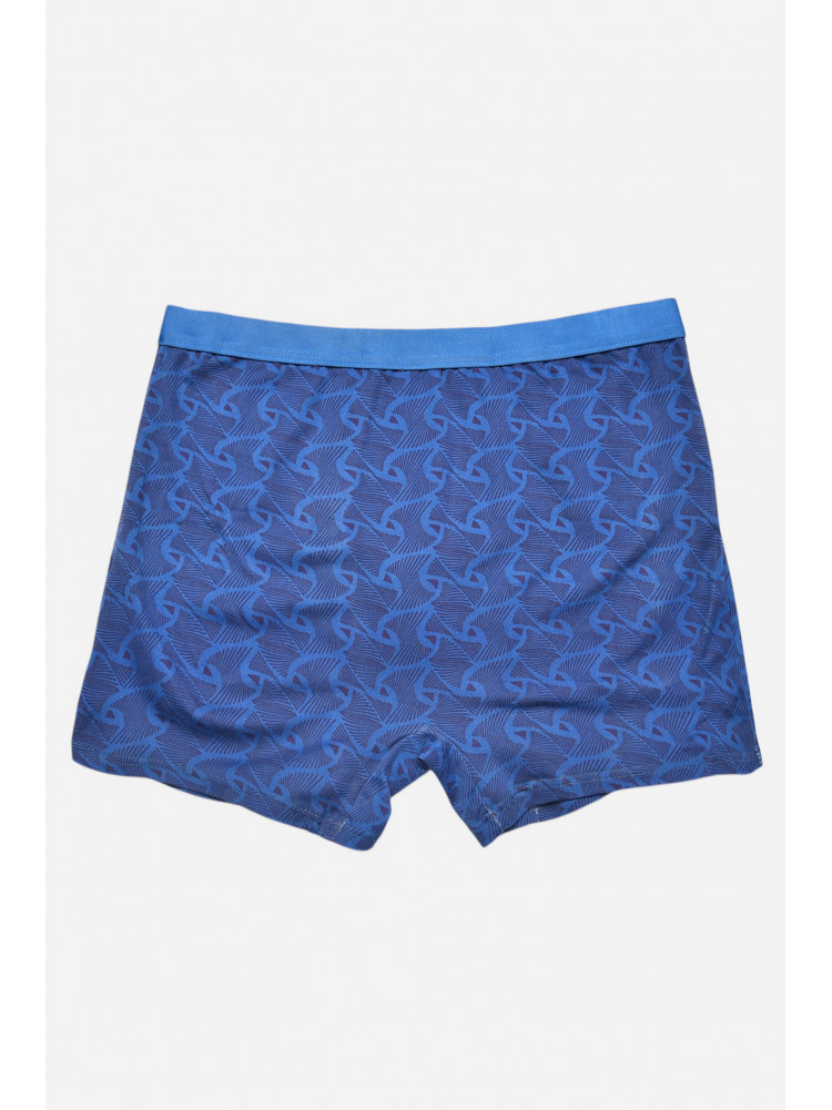 Боксеры мужские синего цвета с принтом 7204 209689C