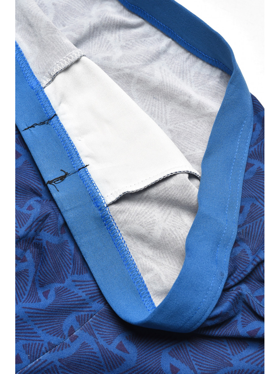 Боксеры мужские синего цвета с принтом 7204 209689C