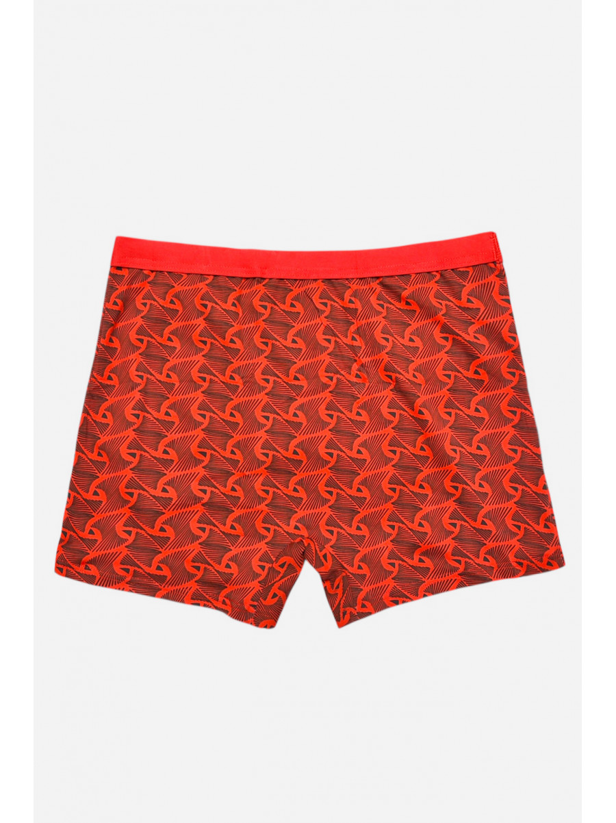 Боксеры мужские красного цвета с принтом 7204 209690C
