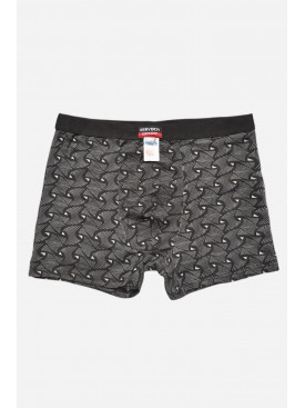 Боксери чоловічі чорного кольору з принтом 7204 209692C