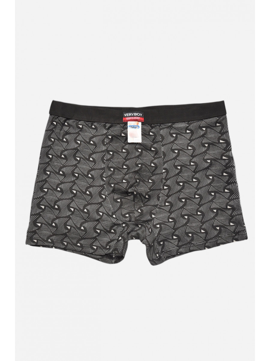 Боксеры мужские черного цвета с принтом 7204 209692C