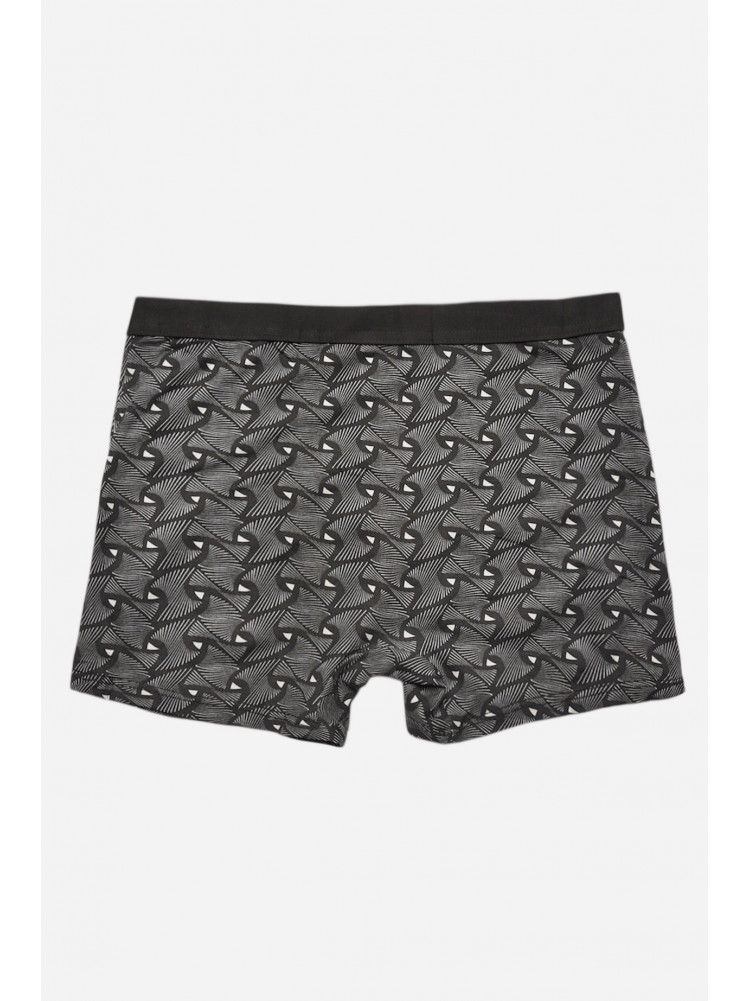 Боксеры мужские черного цвета с принтом 7204 209692C