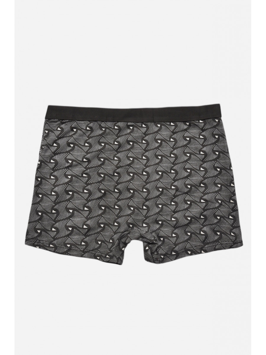 Боксеры мужские черного цвета с принтом 7204 209692C